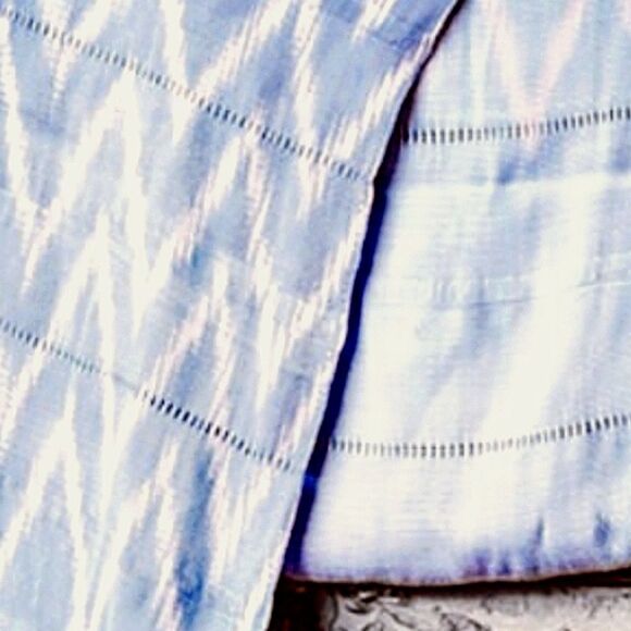 Pixan Light Blue Guatemalan Hand Woven Infinity Scarf - Picture 3 of 16